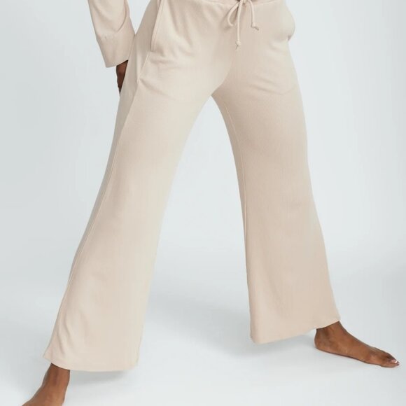 Riot Swim Rory Wide Leg Pant in Coconut - Picture 1 of 2